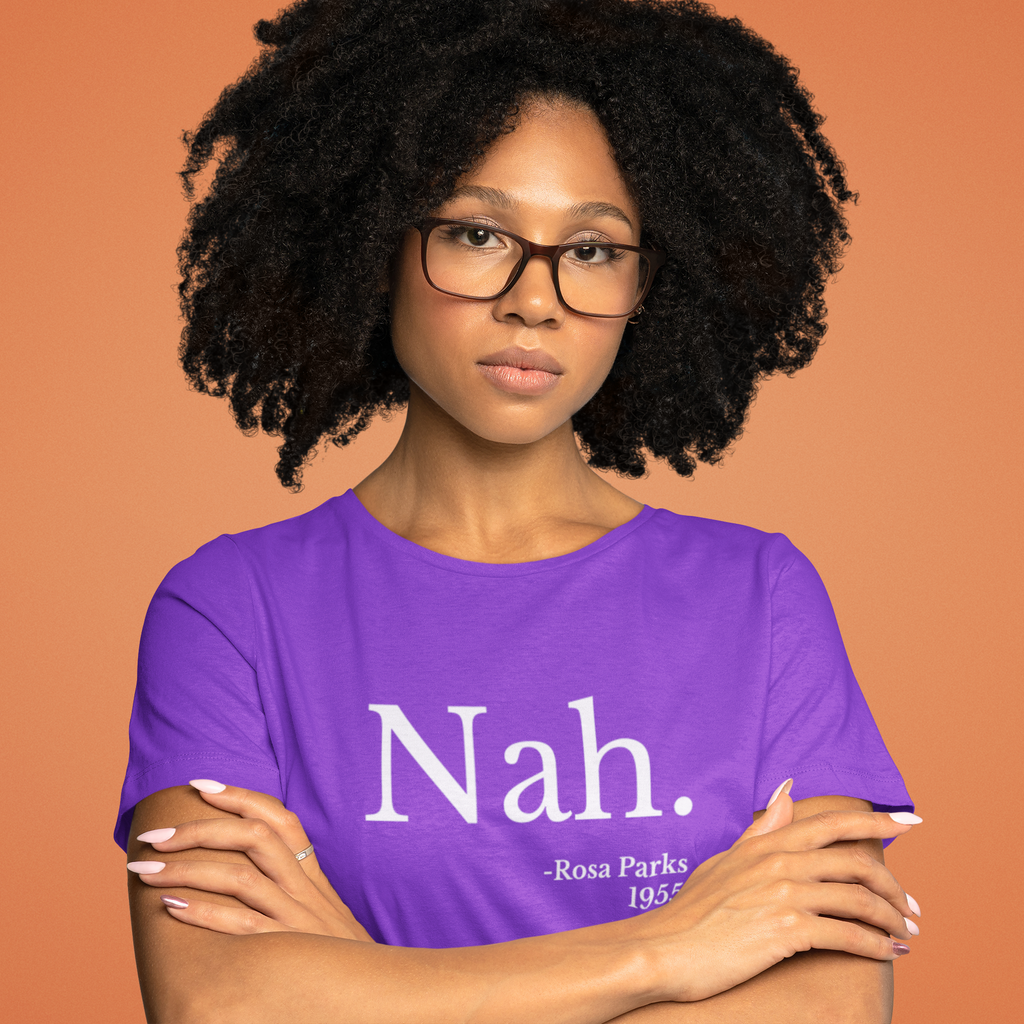 "Nah." Rosa Parks Premium Tri- Blend Short sleeve t-shirt