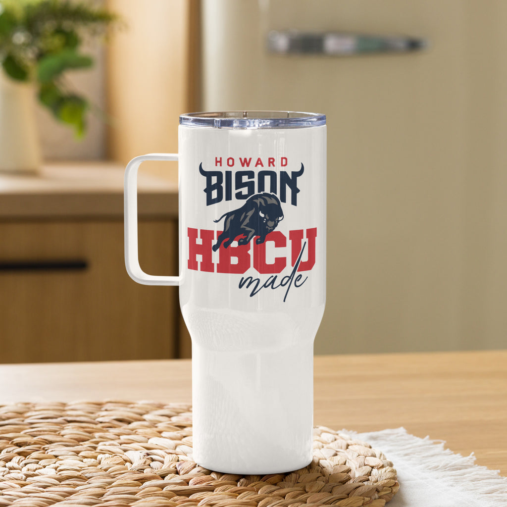 HU HBCU made - Travel mug with a handle