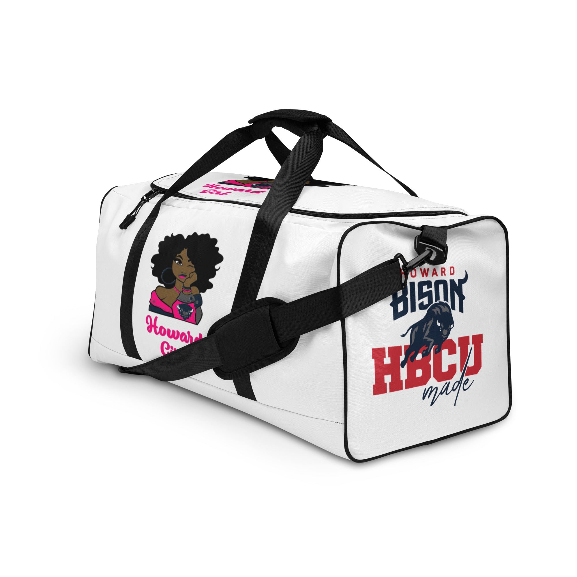 hbcu bugaboo HOWARD GIRL HBCU Duffle bag – BlackLove365 Collection