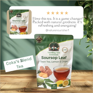 Coka's Blend Tea- Soursop Leaf, Ginger, Lemon Green Tea