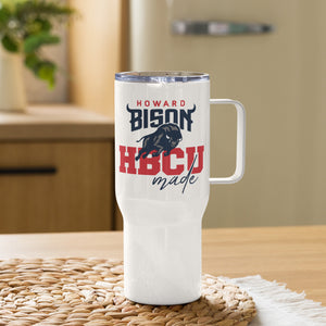 HU HBCU made - Travel mug with a handle