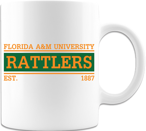 FAMU (Rattlers) - White 11 oz. Coffee mug