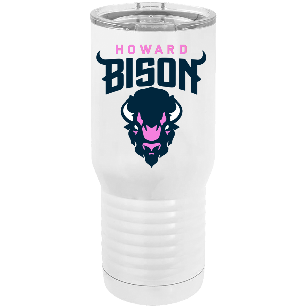 HU Bison Pink Polar Camel - 20 ounce Sublimatable Tumbler including Slide to close lid