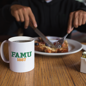 FAMU 1887 - White 11 oz. Coffee mug