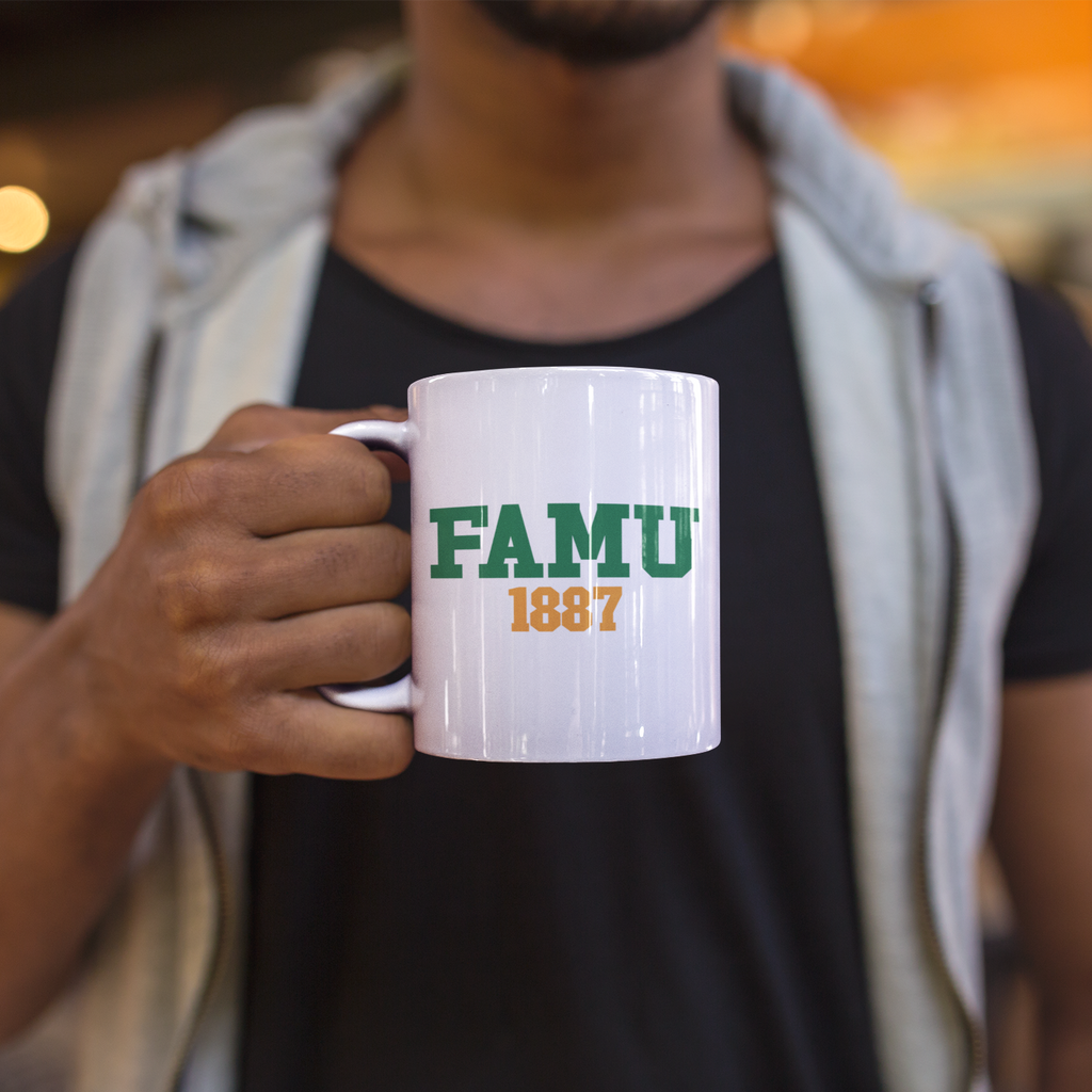 FAMU 1887 - White 15 oz. Coffee mug