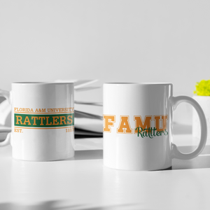 FAMU (RATTLERS 2) - 11 oz. Coffee Mug - White
