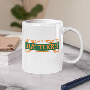FAMU (Rattlers) - White 11 oz. Coffee mug