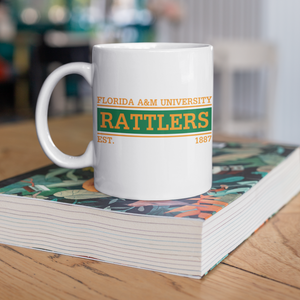 FAMU (Rattlers) - White 11 oz. Coffee mug