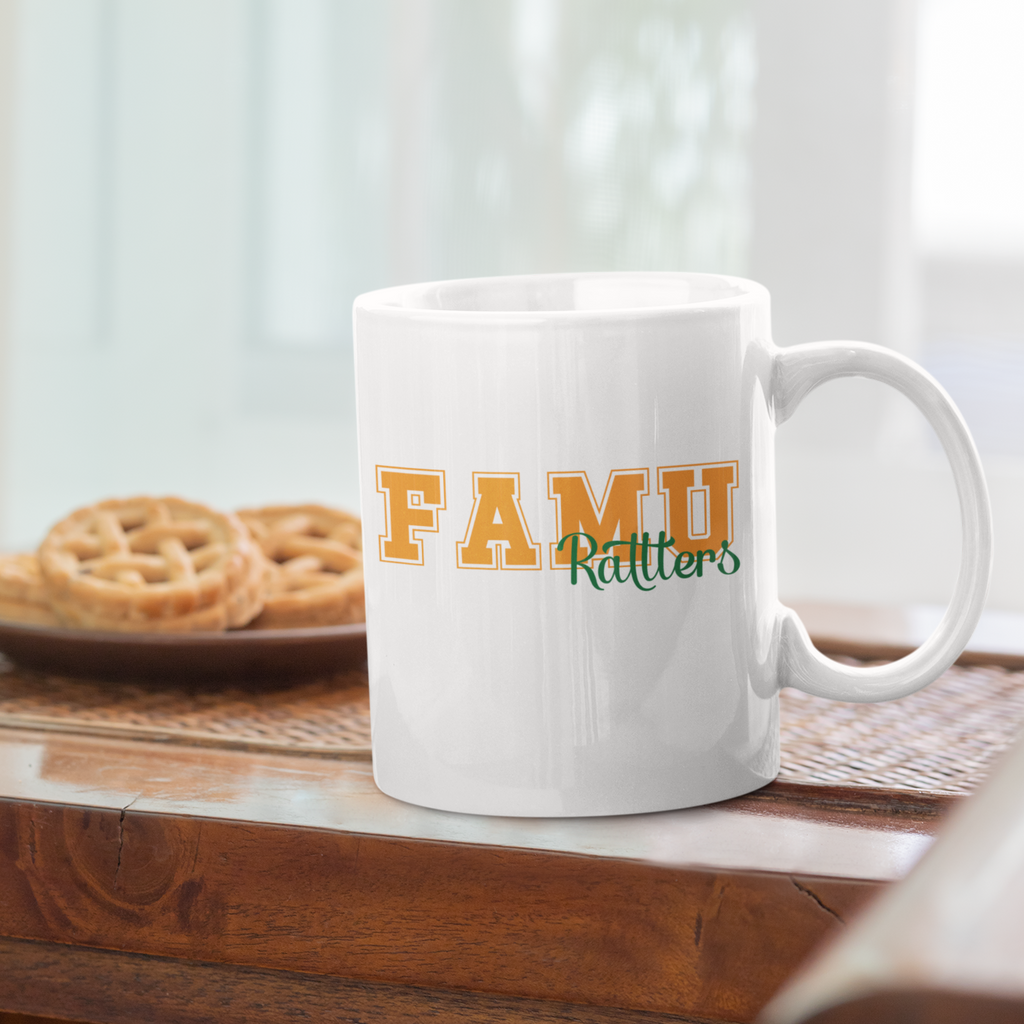 FAMU (RATTLERS 2) - 11 oz. Coffee Mug - White