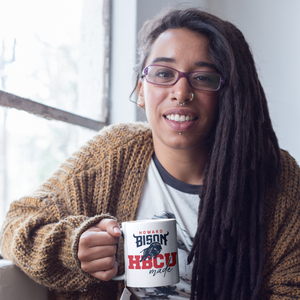HBCU Made HU - 15 oz. Coffee Mug - White