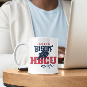 HBCU Made HU - 11 oz. Coffee Mug - White