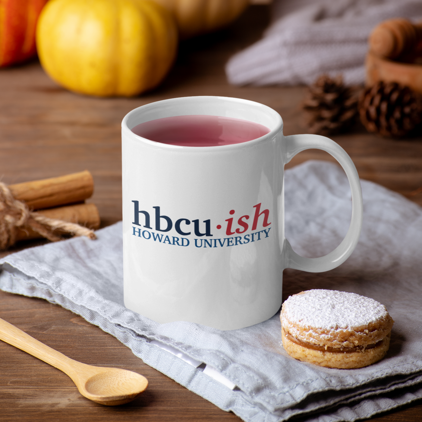 HBCUish Howard - White 15 oz. Coffee mug