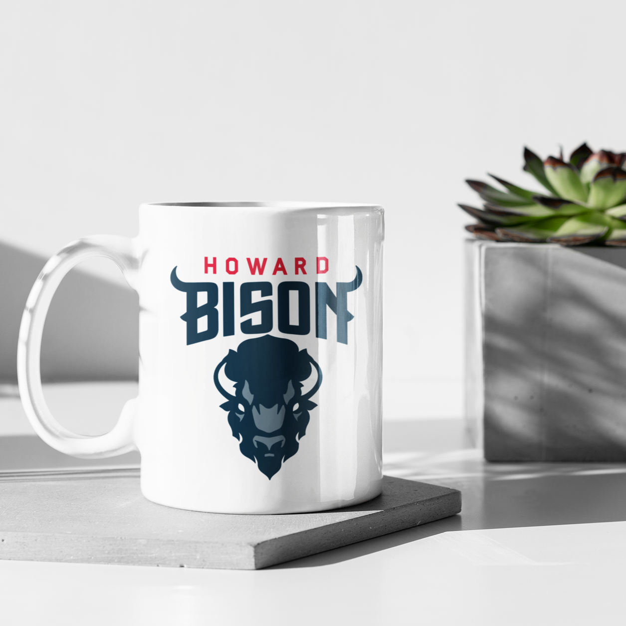 HU Bison - 11 oz. Coffee Mug - White