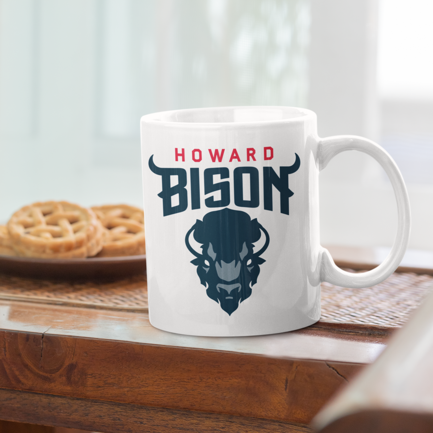 HU Bison - 11 oz. Coffee Mug - White
