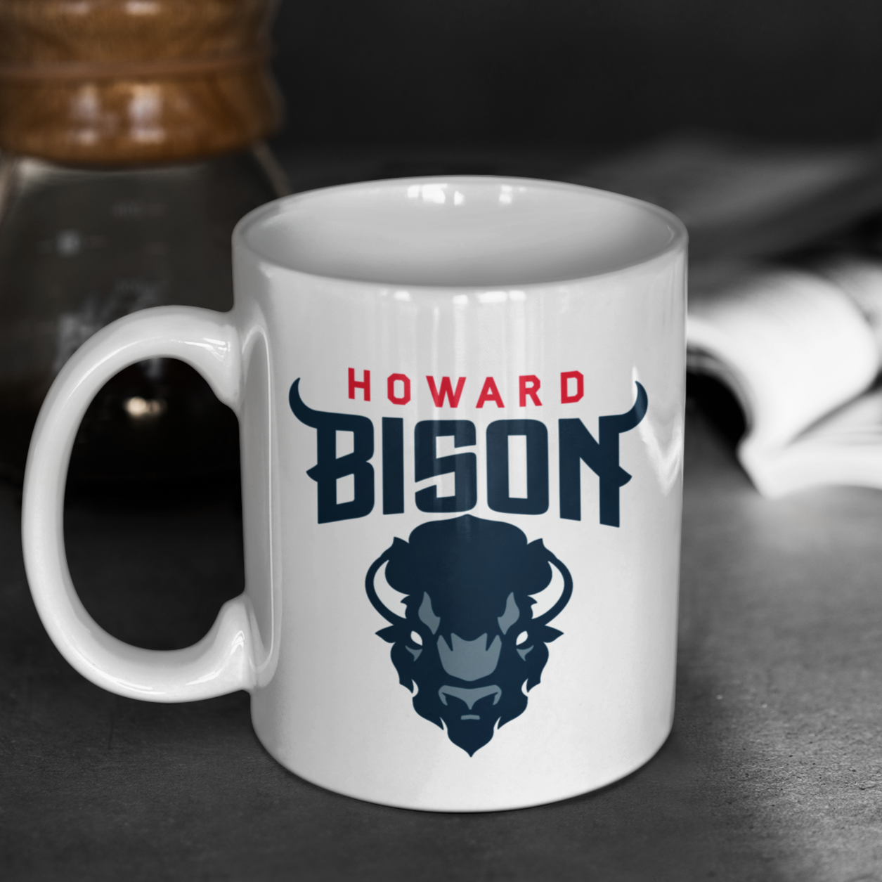 HU Bison - 11 oz. Coffee Mug - White