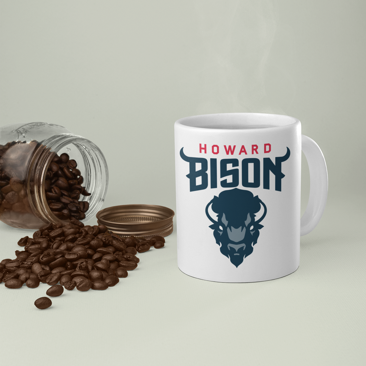 HU Bison - 11 oz. Coffee Mug - White
