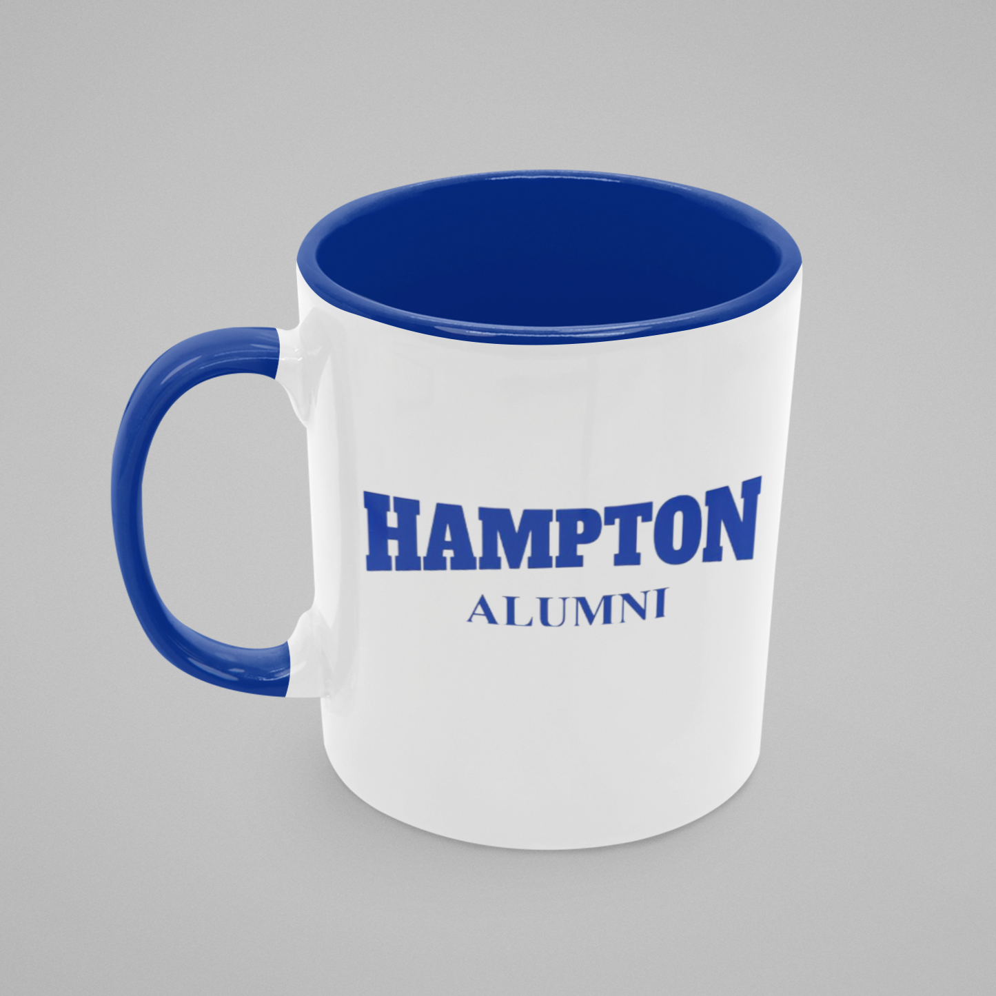 Hampton Alumni - White with Colored Inside and Handle 11 oz. Coffee mug