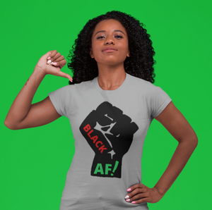 BLACK AF! T (Women/Gray)