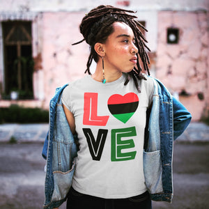 BlackLove365 Loveheart T (Women/Gray)