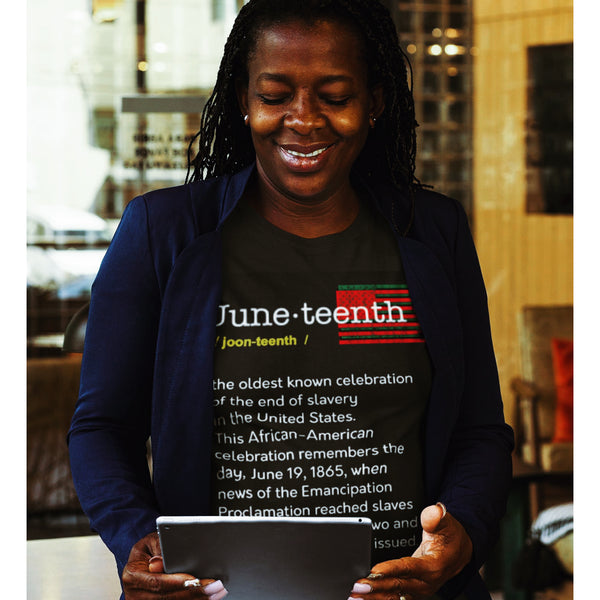 JUNETEENTH T (Women/Black) – BlackLove365 Collection