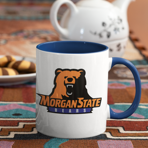 Morgan State Bears -11oz. Coffee Mug, White with Colored Inside and Handle