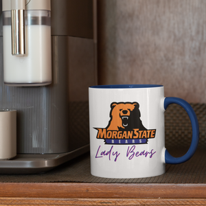 Morgan State Lady Bears (2) - Coffee Mug, White with Colored Inside and Handle