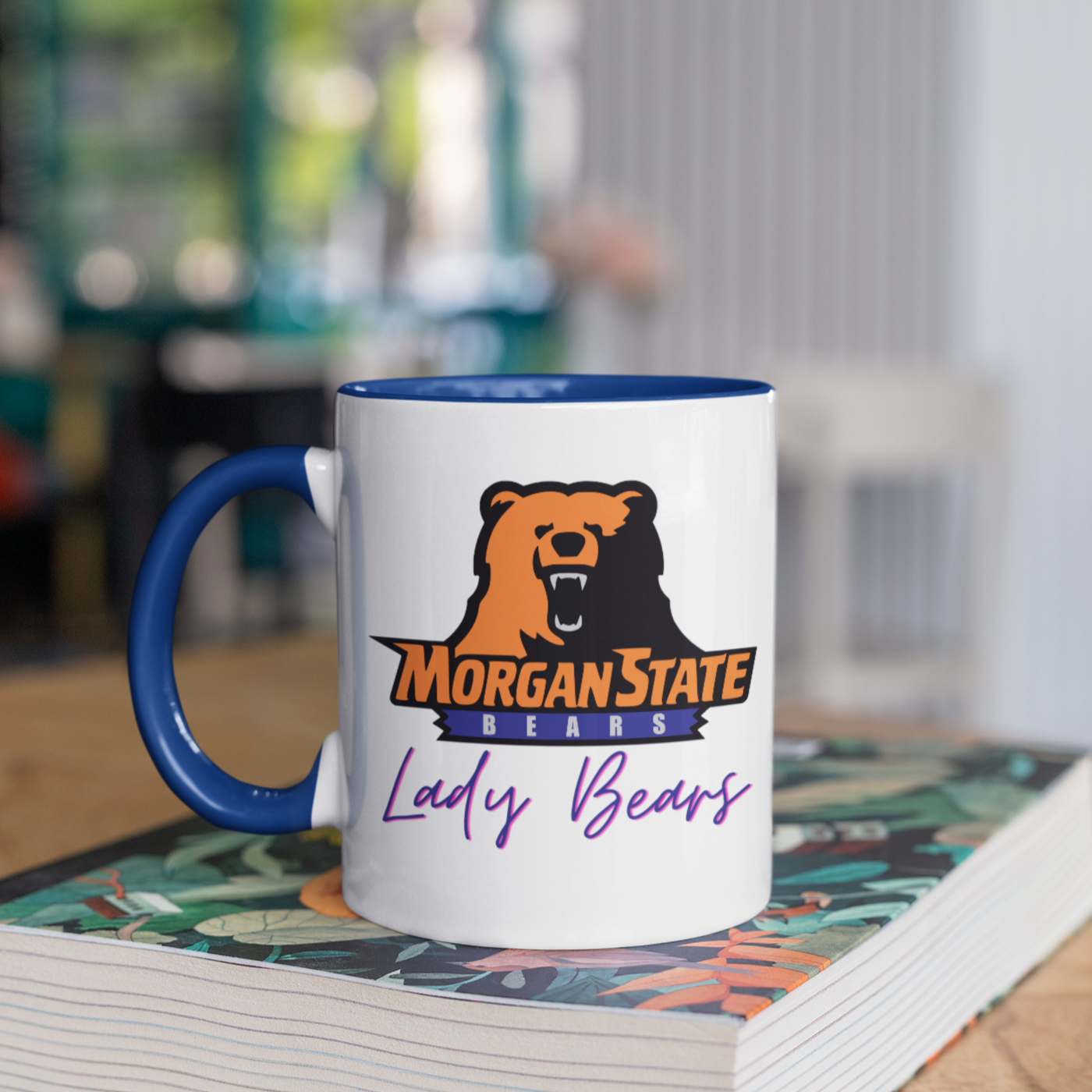Morgan State Lady Bears (2) - Coffee Mug, White with Colored Inside and Handle