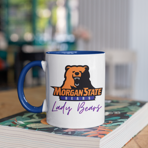 Morgan State Lady Bears (2) - Coffee Mug, White with Colored Inside and Handle