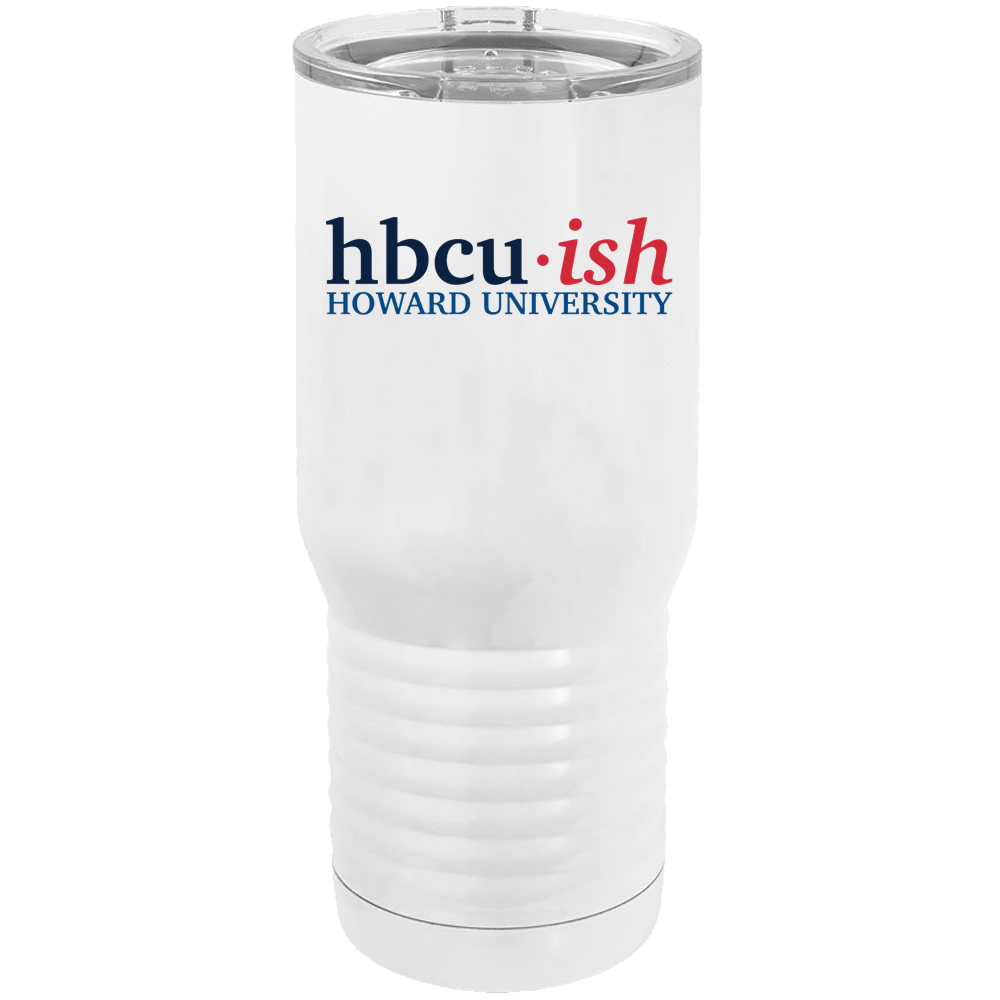 HBCU-ish Howard Polar Camel - 20-ounce Sublimatable Tumbler including Slide to close lid