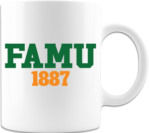 FAMU 1887 - White 15 oz. Coffee mug