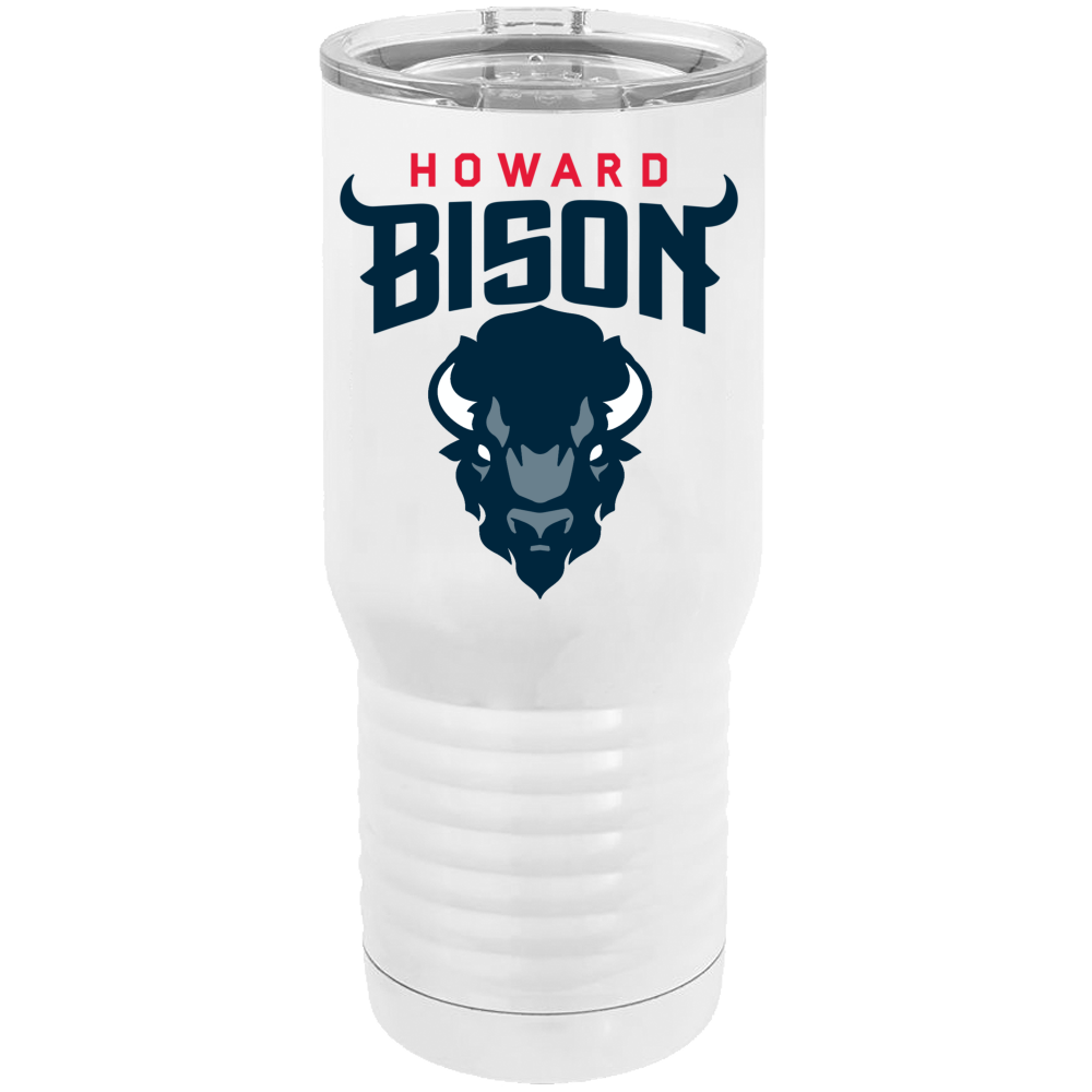 HU Bison Polar Camel - 20 ounce Sublimatable Tumbler including Slide to close lid