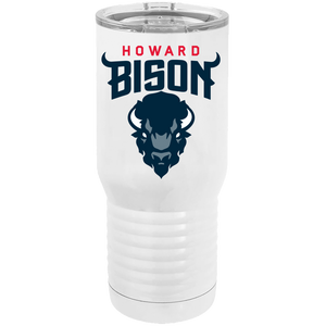 HU Bison Polar Camel - 20 ounce Sublimatable Tumbler including Slide to close lid