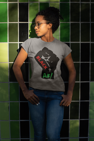 BLACK AF! T (Women/Gray)